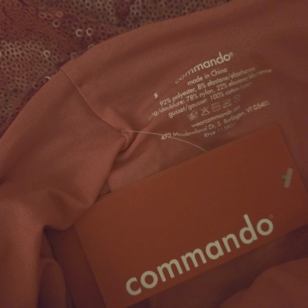 Commando sequin pink mini skirt. Small. - Picture 4 of 8